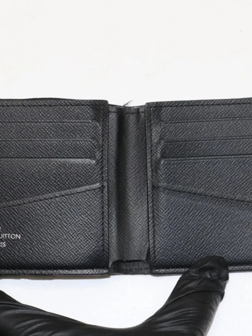 Louis Vuitton Damier Slender Wallet - Black/Gray